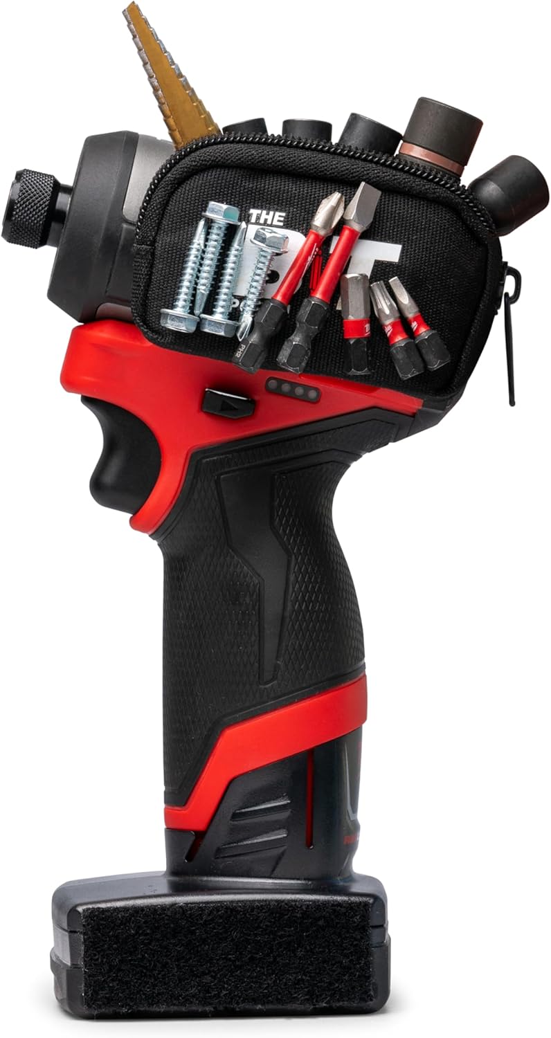 (Gen2) - Magnetic Bit Holder for Holding Screws, Bolts, Driver Bits, Drill Bits - Alternative to Magnetic Wristband - Perfect Gadget Gifts for Men, Electrician Tools.