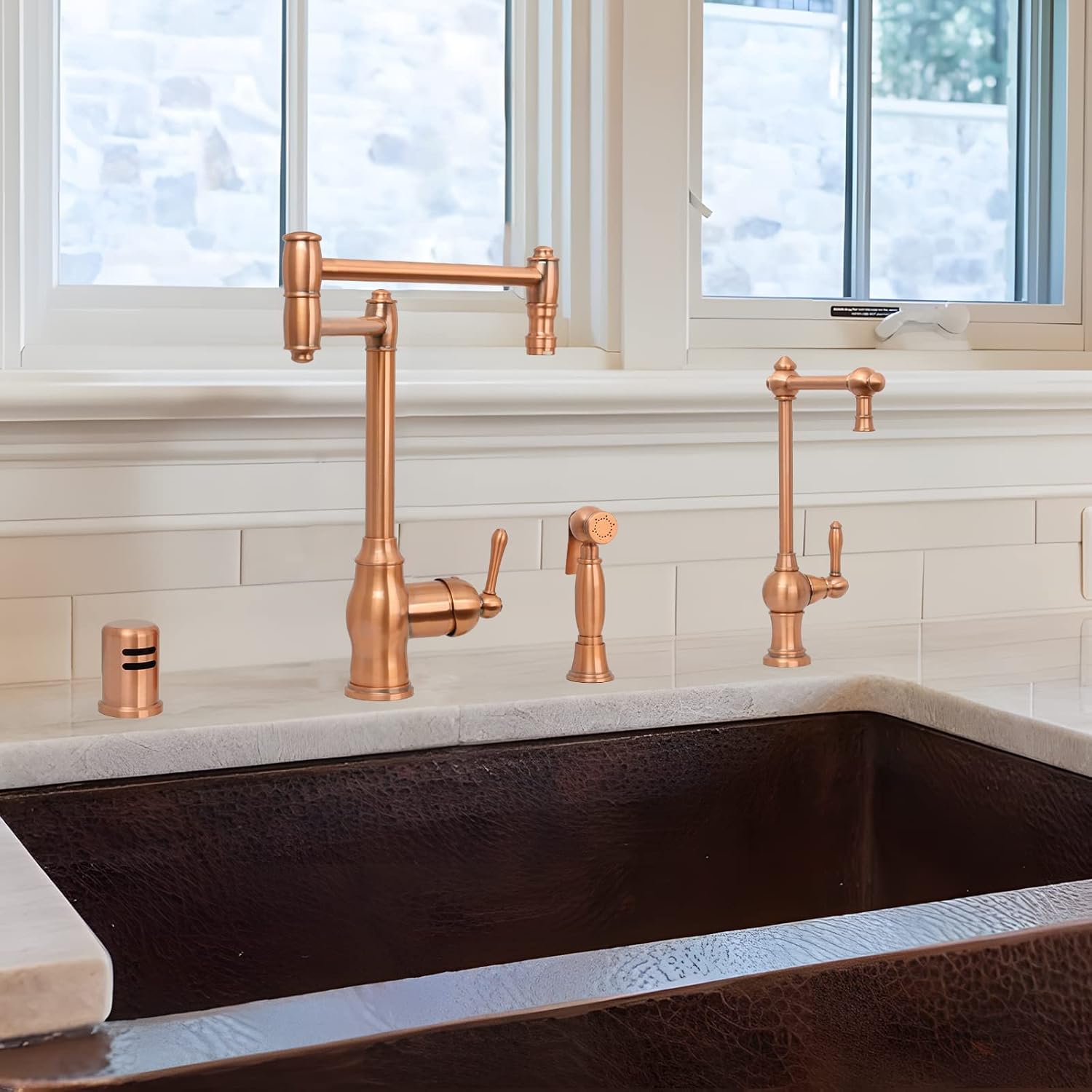 Akicon One-Handle Drinking Water Filter Faucet for Cold Water Purifier Faucet - Copper