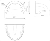 Vista 7 de Hikvision Digital Technology DS-1250ZJ Security Camera Accessory and Mounting Bracket for Homes, Protection for Outdoors