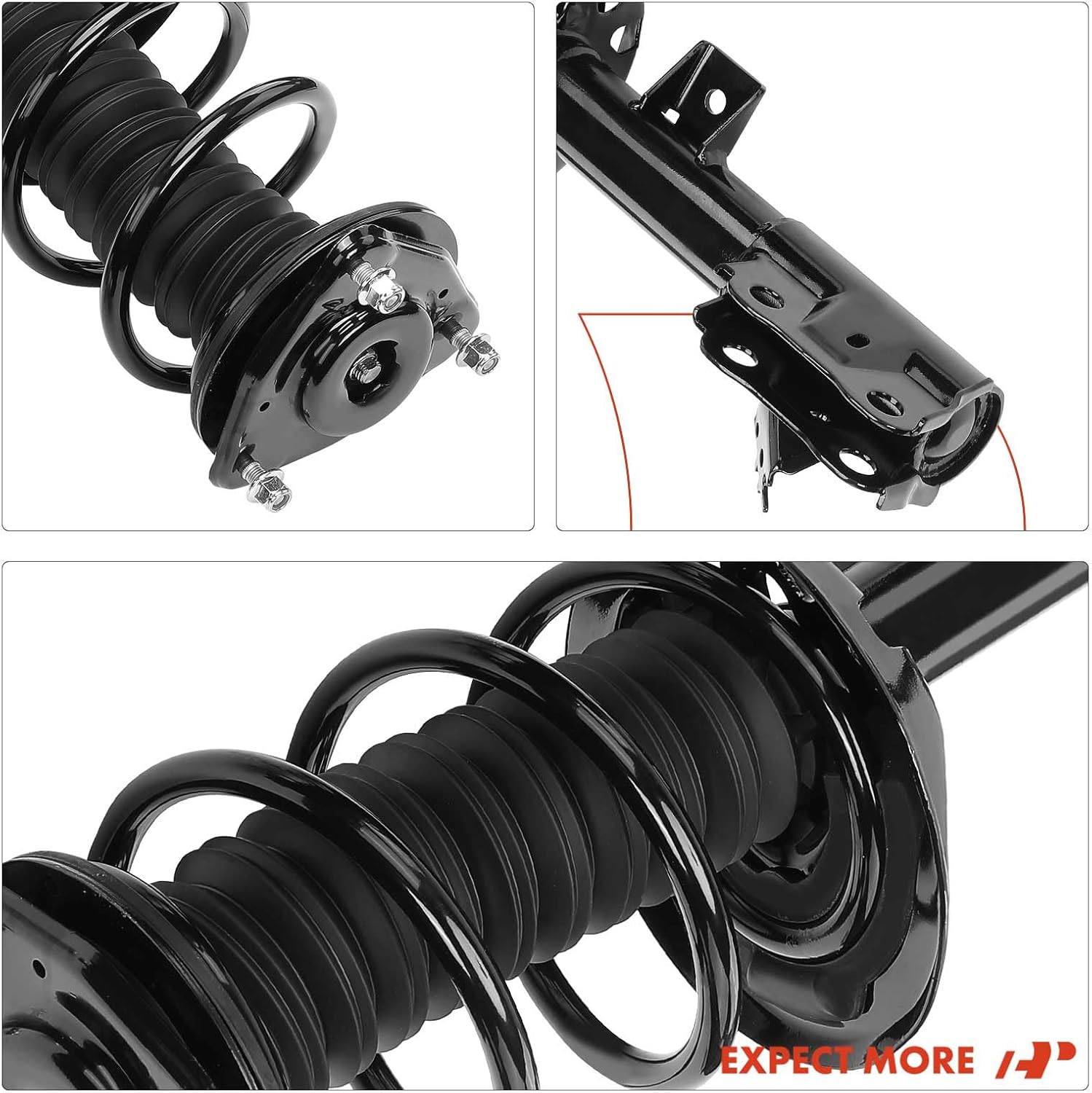 A-Premium Front Struts Compatible with 2019-2023 Toyota RAV4, Exc. Hybrid Series Models - 2x Replacement Suspension Complete Strut Assembly Shock with Coil Spring