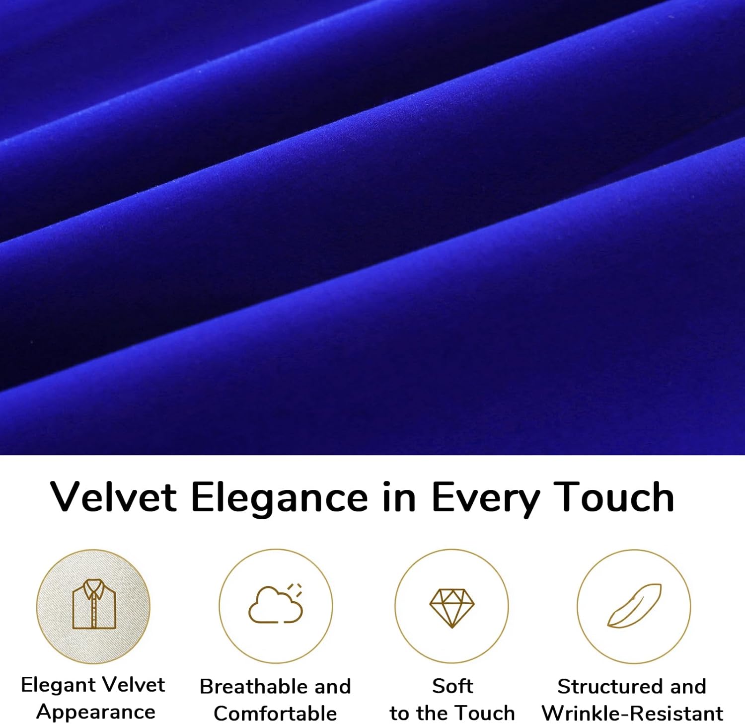 Boys Velvet Suit 4-Piece Formal Tuxedo Outfit with Bow Tie for Wedding Birthday Prom Ring Bearer Kids Dress Clothes - Image 5