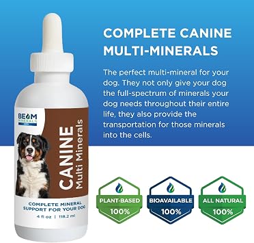 Complete Canine Multi-Minerals | Full-Spectrum Minerals for Dogs | Contains Humic & Fulvic Acid | 4 fl Oz