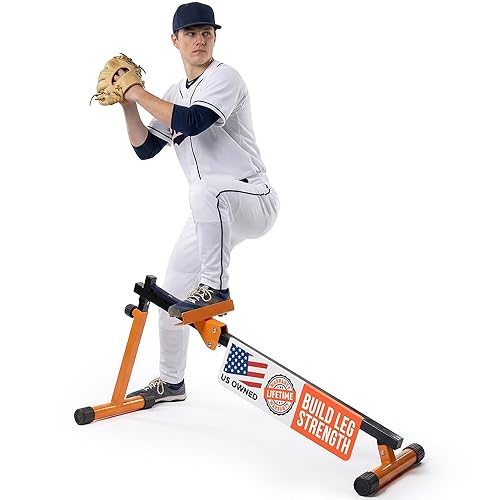 ACELETIQS Baseball Pitching Lead Leg Trainer – Adjustable Stride &