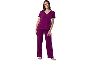 Sleep Tee and Pant Pajama Set for Women