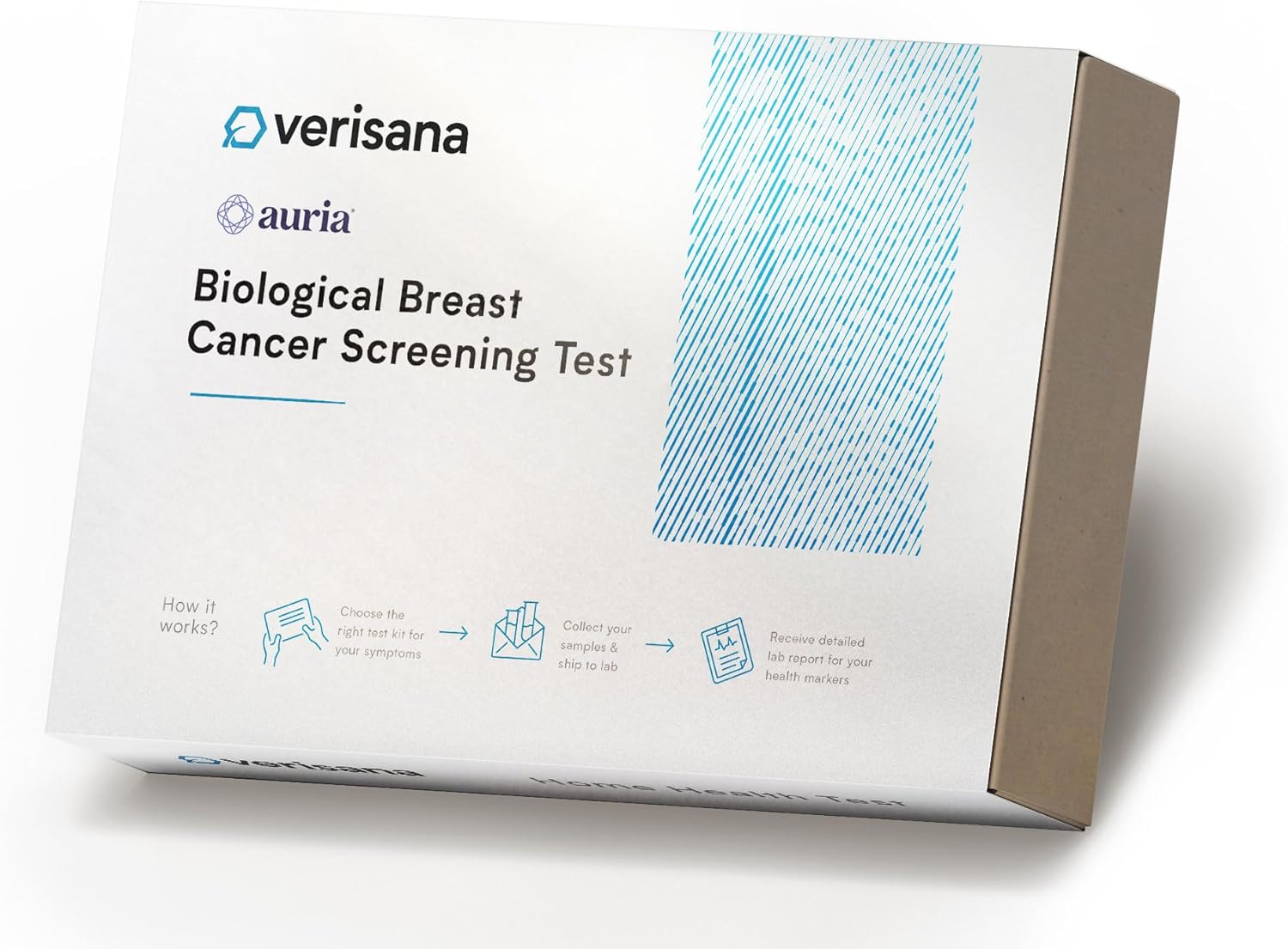 Verisana Breast Cancer Screening Test – Biological At-Home Test for Women 30+, Provider-Reviewed by CLIA-Certified Lab (Auria)