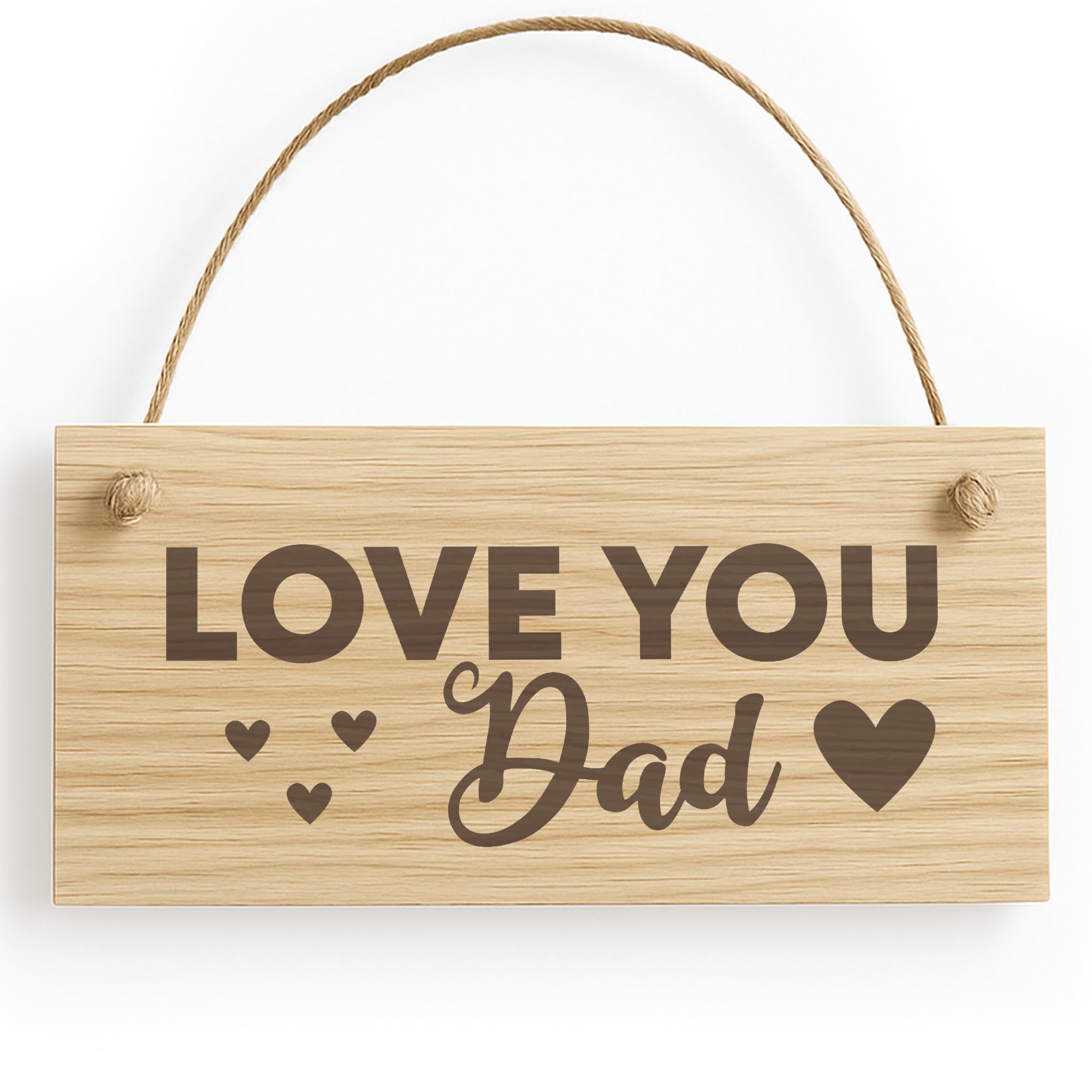 Fathers Day Gift, Dad Gift, Wood Hanging Sign, Dad Birthday Gift, Love Gift, Dad Gift From Daughter Dad Gift From Son