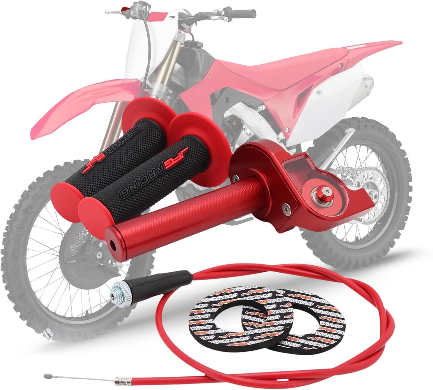 Dirt Bike Quick Twist Throttle Cable Assembly Universal 7/8" Handbar for CRF50 KLX SSR TTR 110 125 150 200 250cc Motorcycle Off Road ATV Mini Bike Blue