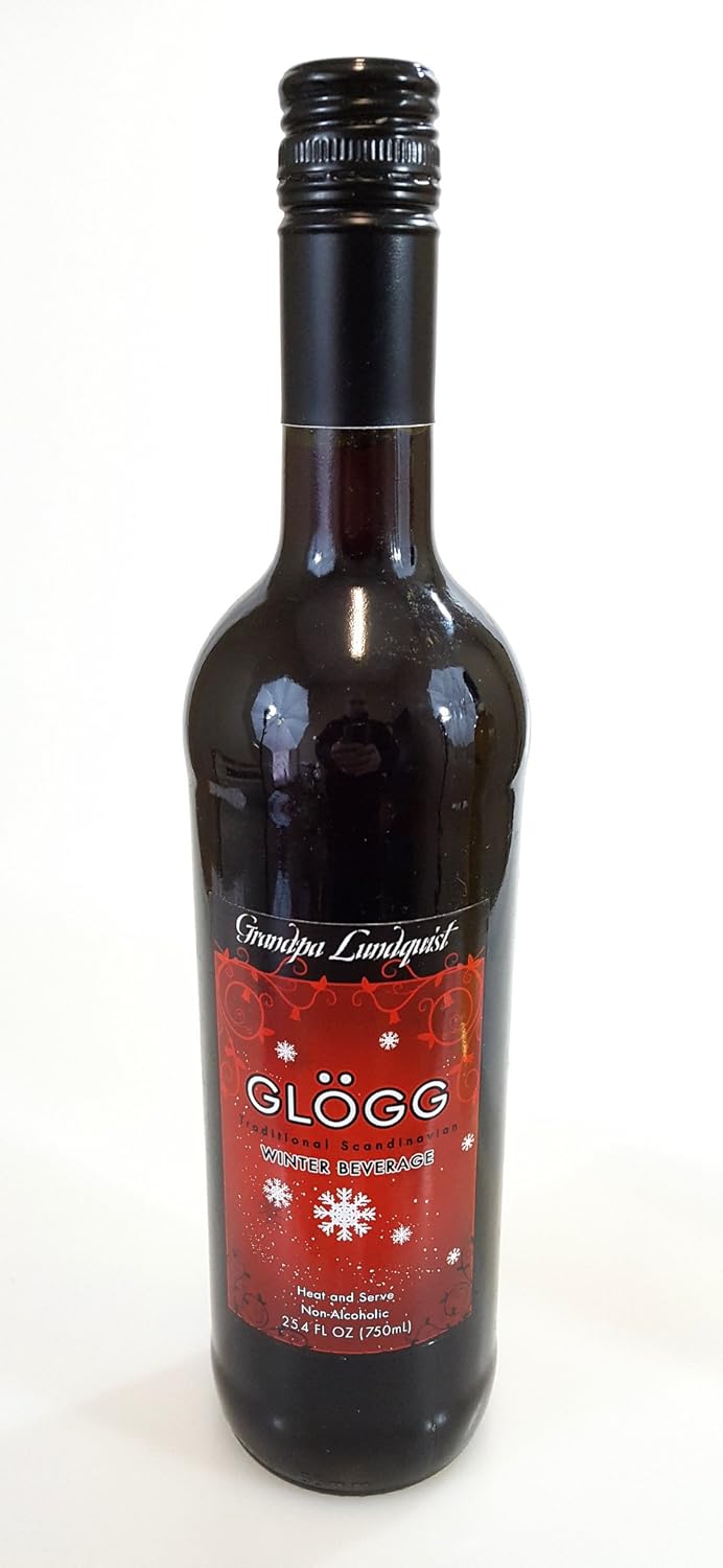 Grandpa Lundquist Glogg Winter Beverage 2 - 25.4Floz Bottles (Original Glogg Winter Beverage)