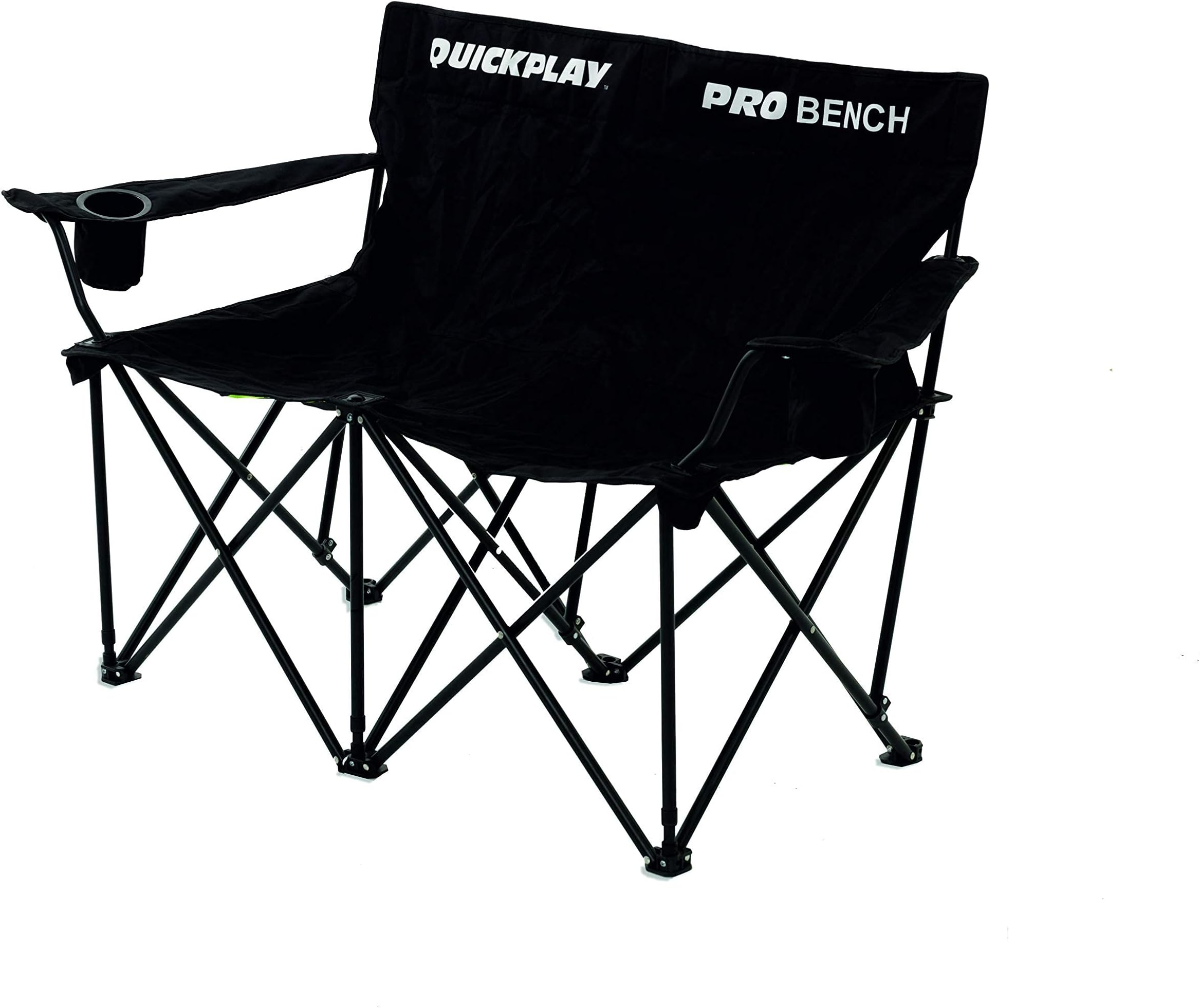 QUICKPLAY PRO Portable Folding Bench Range | Available in 2 to 9 Seats | Fast Set-Up Heavy Duty Bench