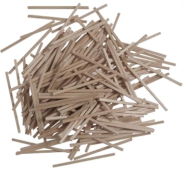 Trimits Craft Wooden Match Sticks, Pack of 500, Wood, Natural, 50 x 2mm, TC026