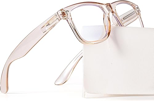 ABEJOJO Lentes de lectura de gran tamaño para mujeres y hombres, bloqueo de luz azul, para lectura de computadora, bisagra de resorte