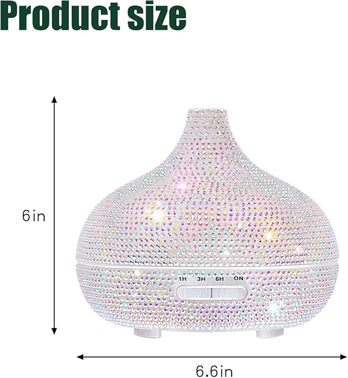Difusor de Aromas Eléctrico Mulixis 500ml con Luces LED miniatura 2