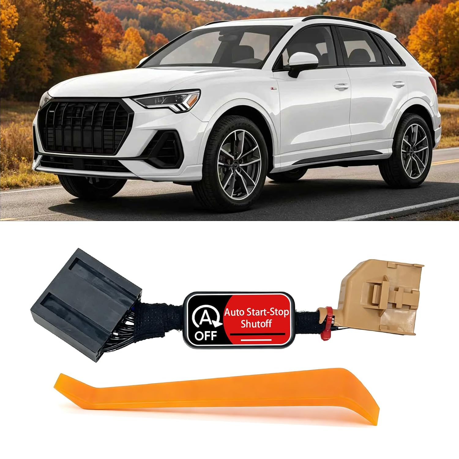 Auto Start Stop Eliminator for Audi Q3 2019-2025,Disable Auto Idle Start/Stop Permanently- Easy-Install and Plug & Play