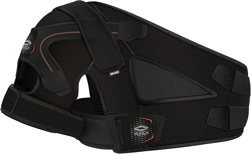Soporte de hombro para hombres, soporte de hombro, previene y promueve la curación de esguinces de CA, soporte de hombro del manguito rotador y separaciones moderadas, soporte del manguito rotador