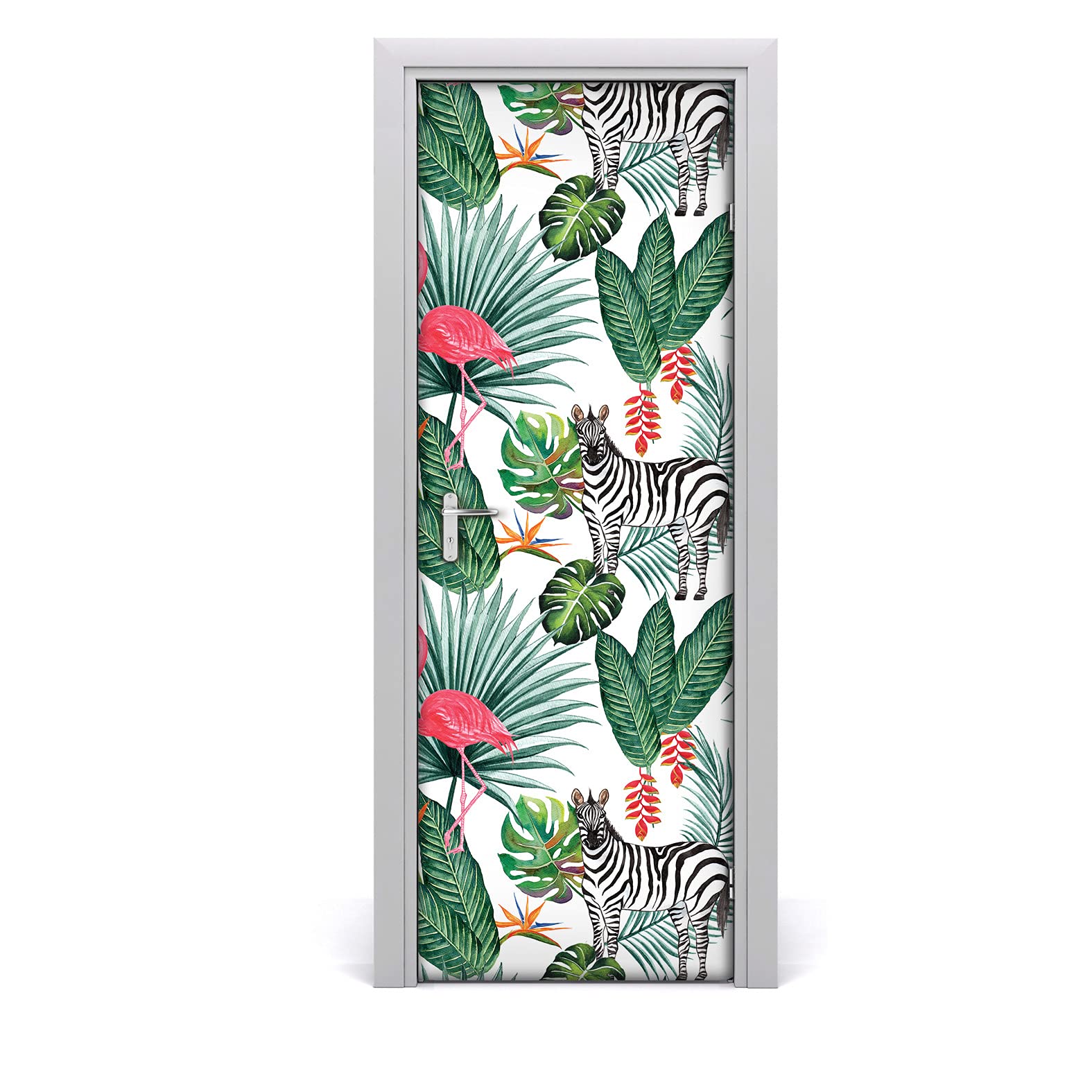 Décoration imperméable pour la porte Coloray SafarizeBra 77x200