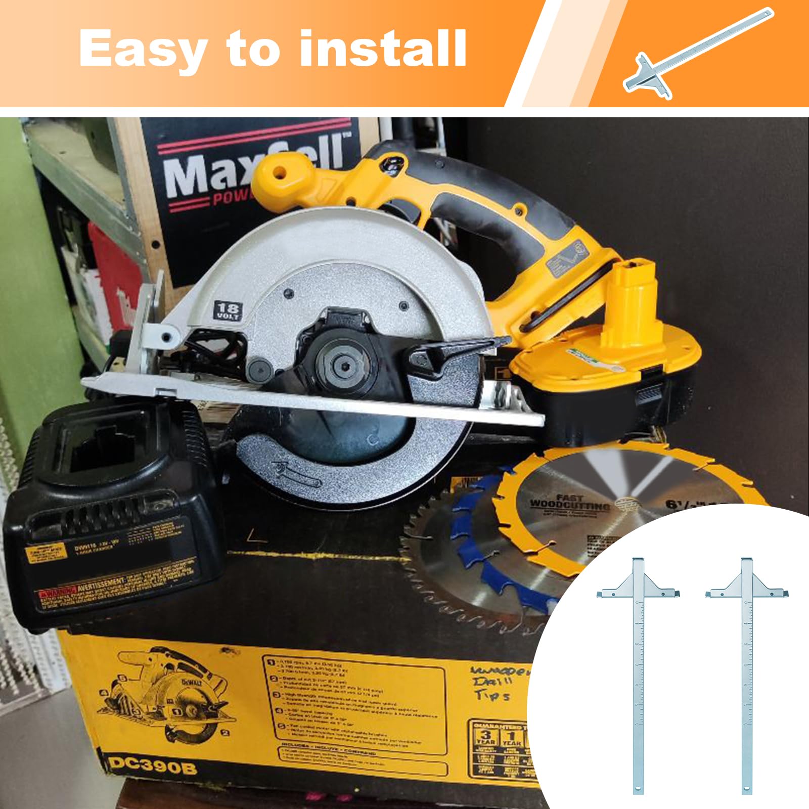 Guía Rip Fence Para Sierra Circular Dewalt Dc390 Dcs391 Dw936 Venta Internacional Mkp 58861551