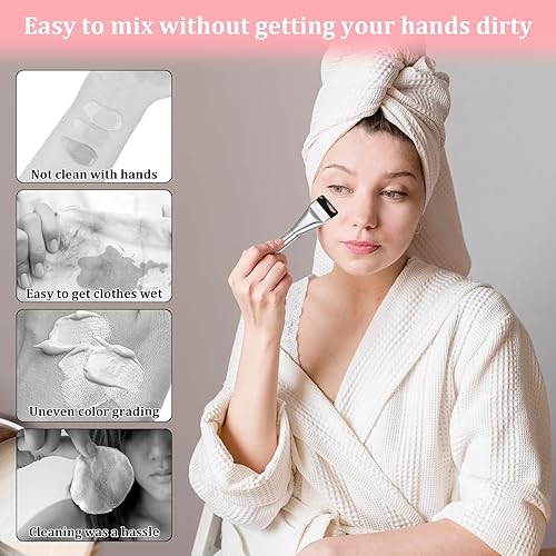 3 Pcs Makeup Mixing Palette Tray Set, Including Makeup Palette, Spatula Brush Make up for Foundation Eye Shadow Eyelash Nail Art