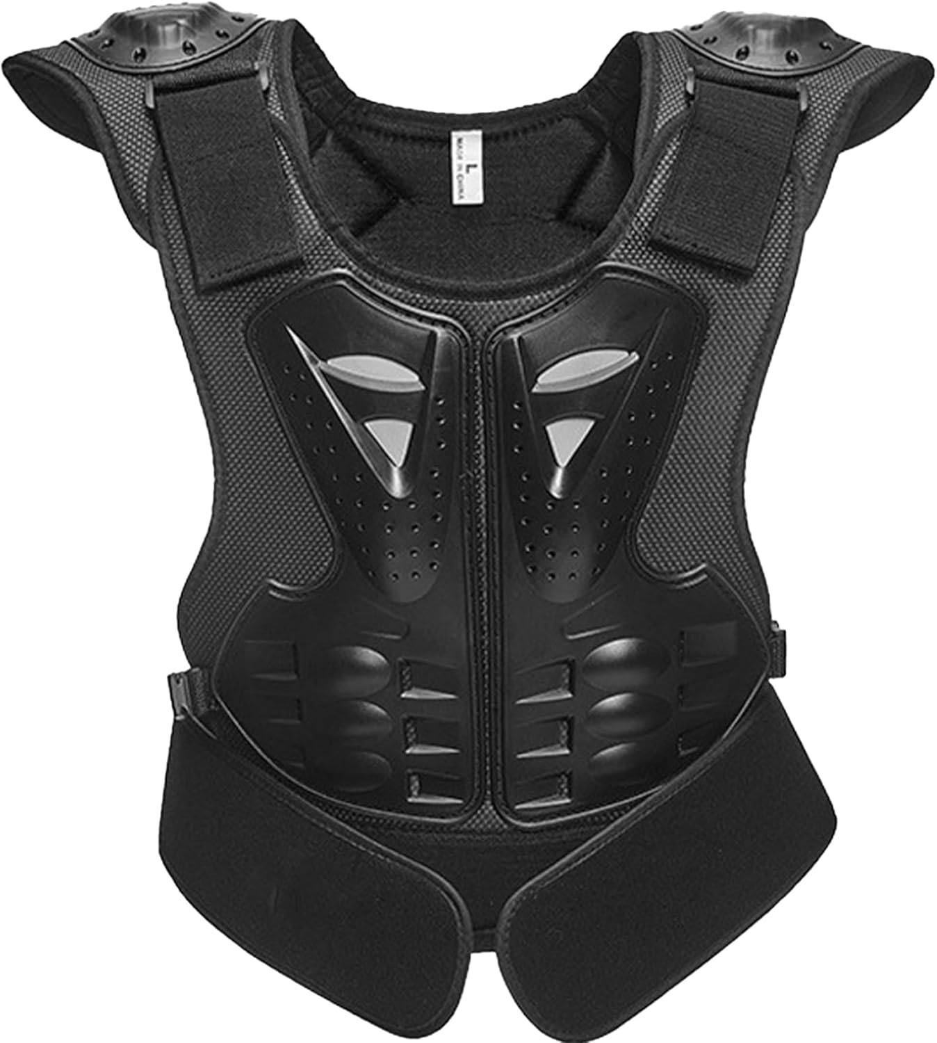 Motorcycle Gear for Kids 8-12 Dirt Bike Chest Protector Kids Dirt Bike Gear Anti-Fall 3D Kids Riding Gear Reflective Body Armour Vest Adjustable Kids Chest Protector for Cycling Skiing Skateboarding