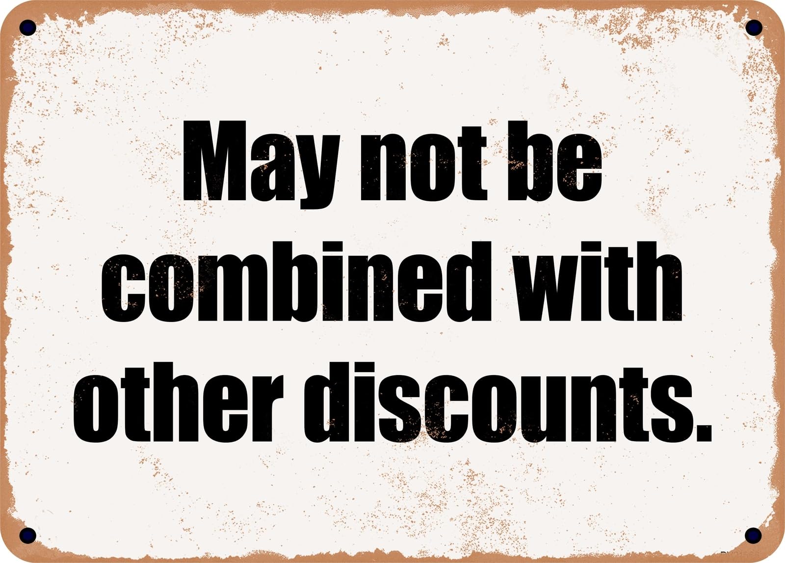 Miaomansenstore Metal Sign - May Not Be Combined With Other Discounts Home Decor