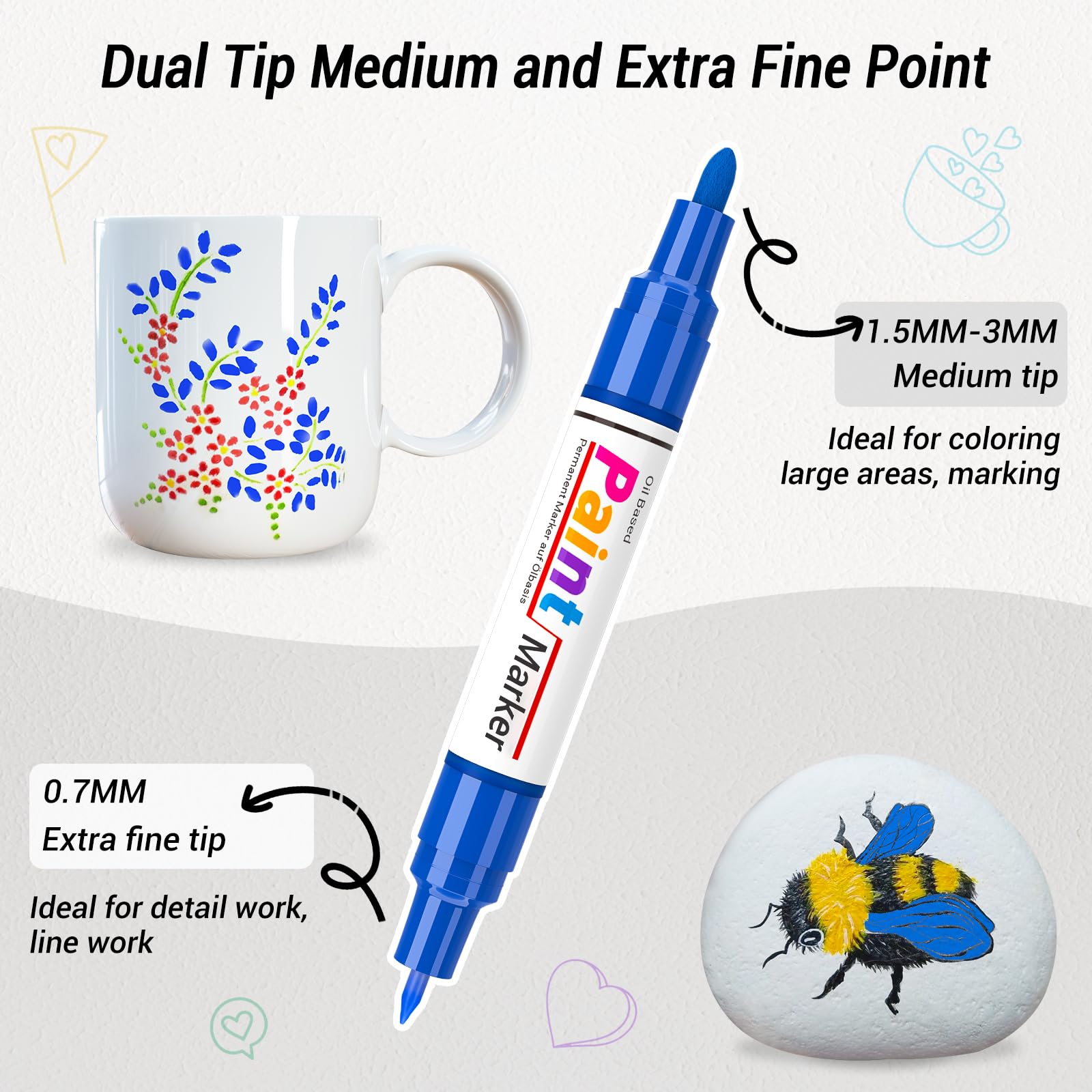 Juego De Rotuladores Permanentes De Doble Punta De 120 Color | Cuotas