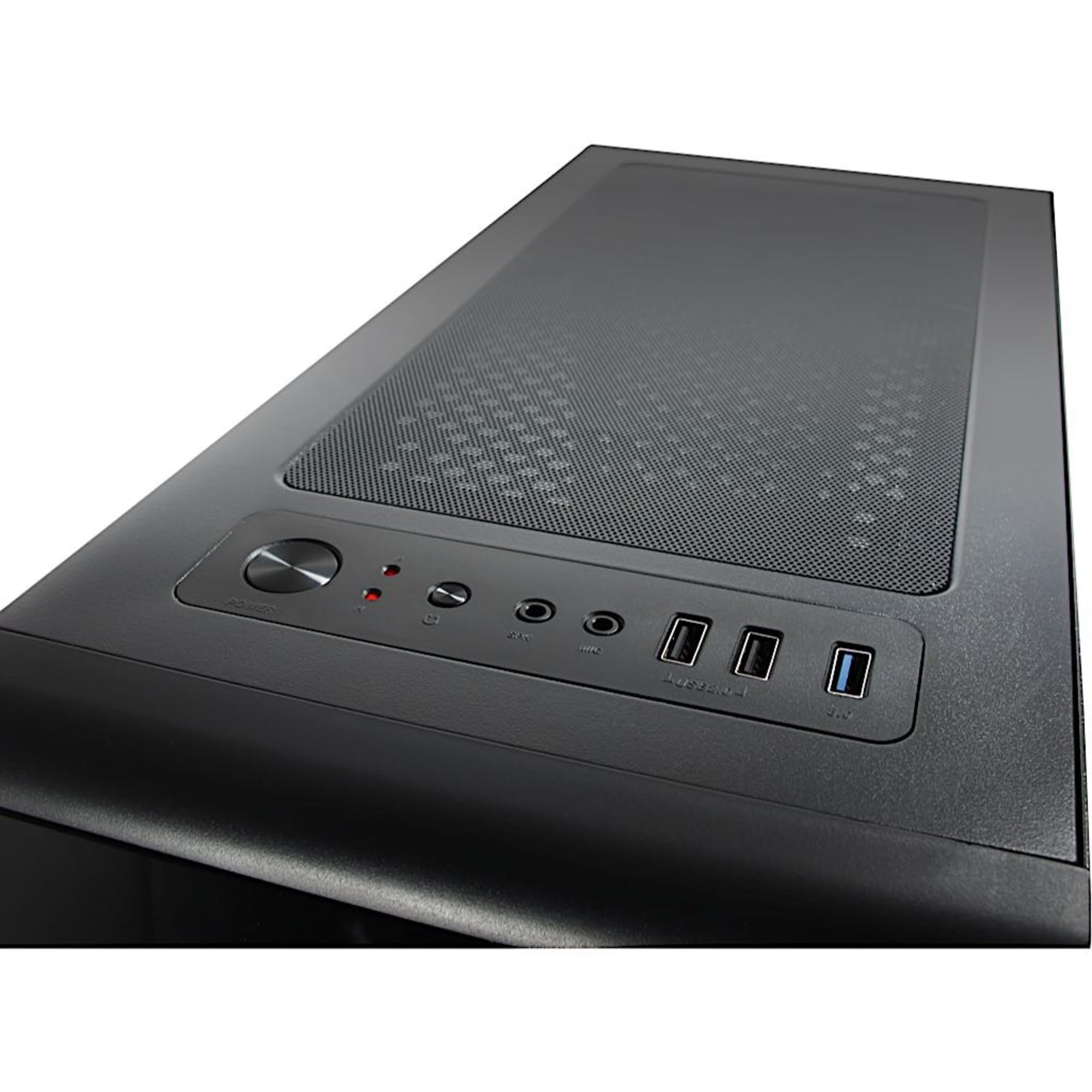 Inter-Tech CXC2 Torre Negro - Caja de ordenador (Torre, PC, Vidrio templado, Negro, ATX,ITX,Micro ATX, Azul)