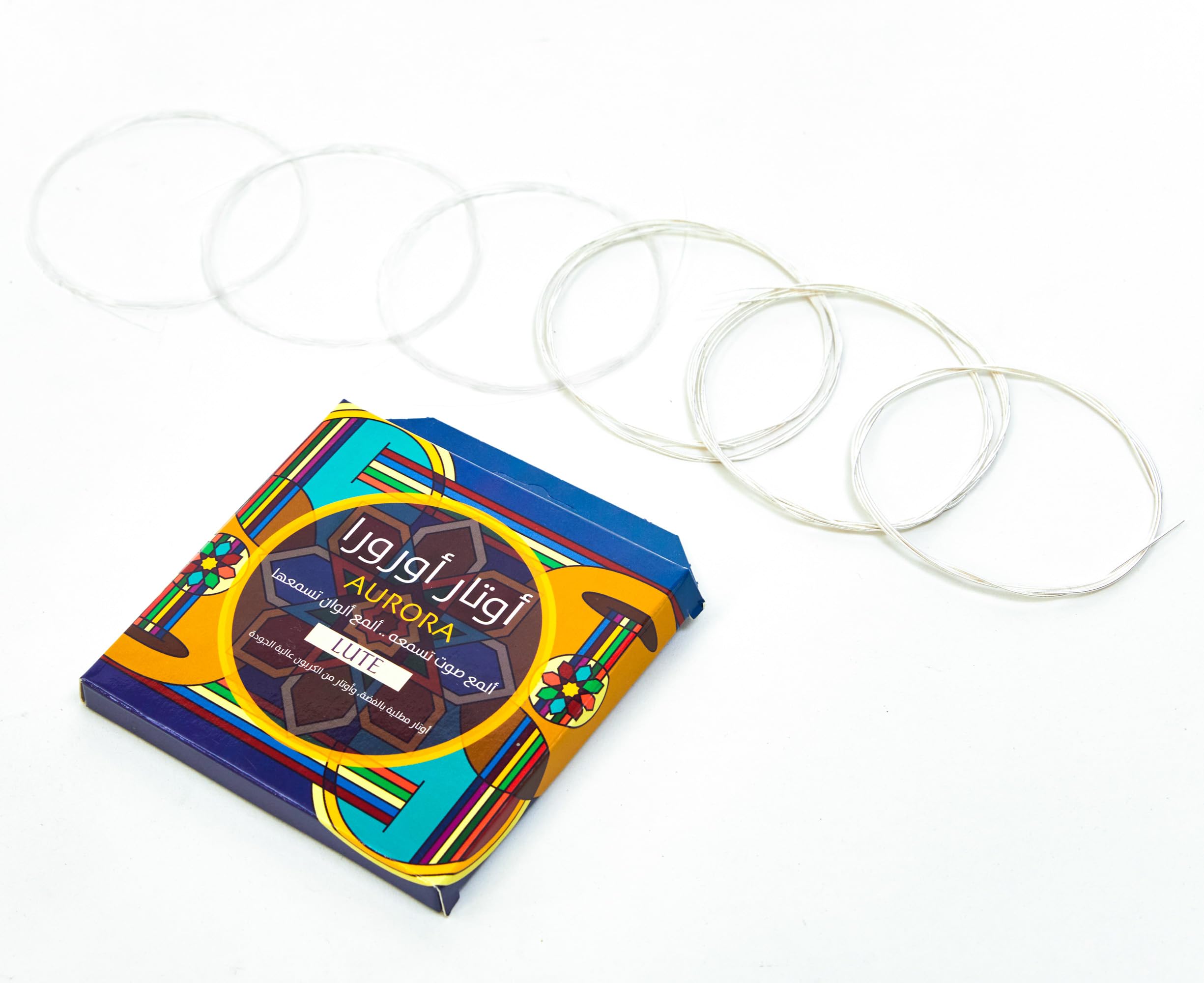 Aurora Lute Oud Cordes pour un son ultime – Accordage arabe Fa Fa, ensemble fait à la main