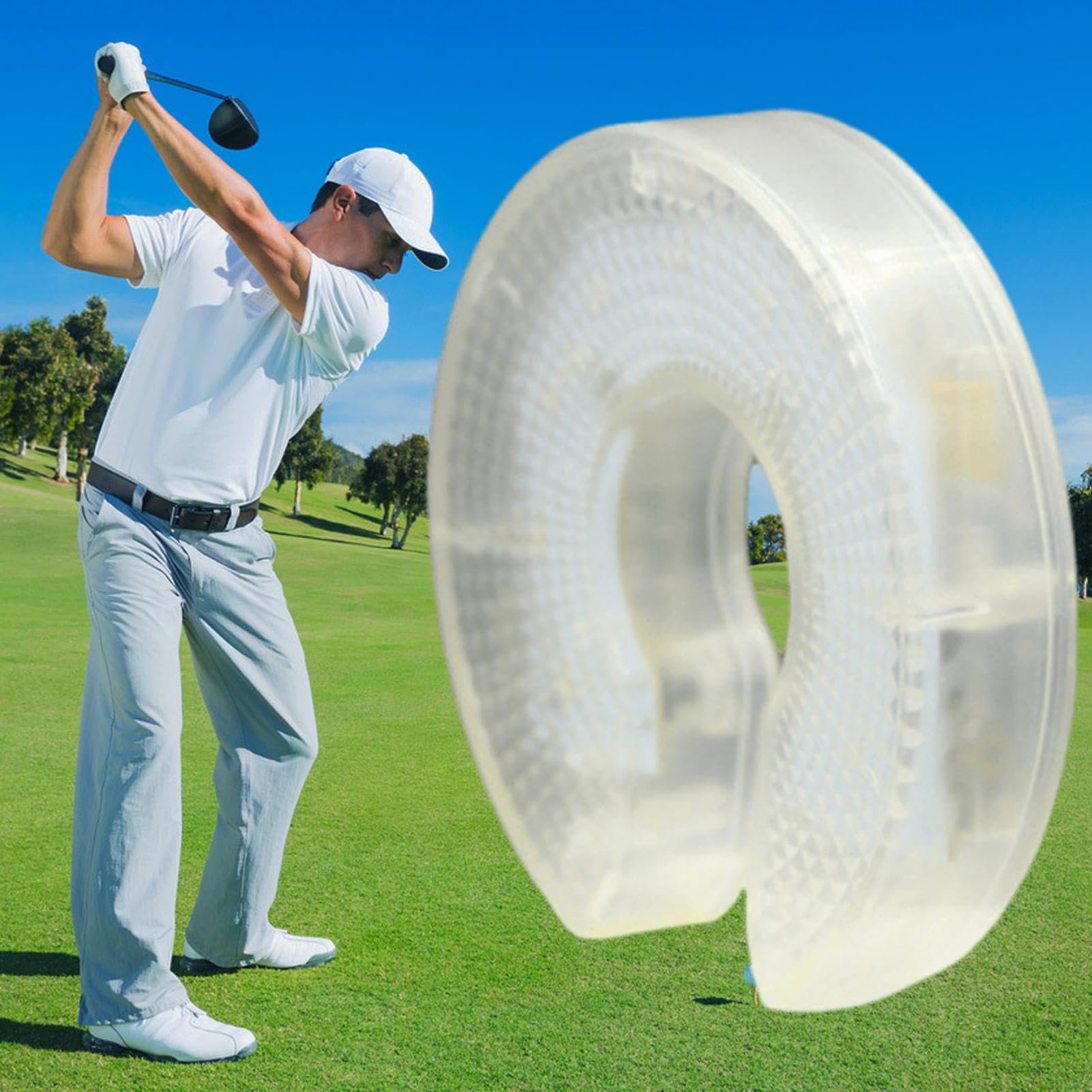 Luces LED de agujero de golf, lámpara de copa, policarbonato ABS, iluminación multicolor, herramienta de práctica nocturna para fiestas