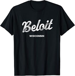 Beloit Wisconsin WI Vintage Athletic Sports Script T-Shirt