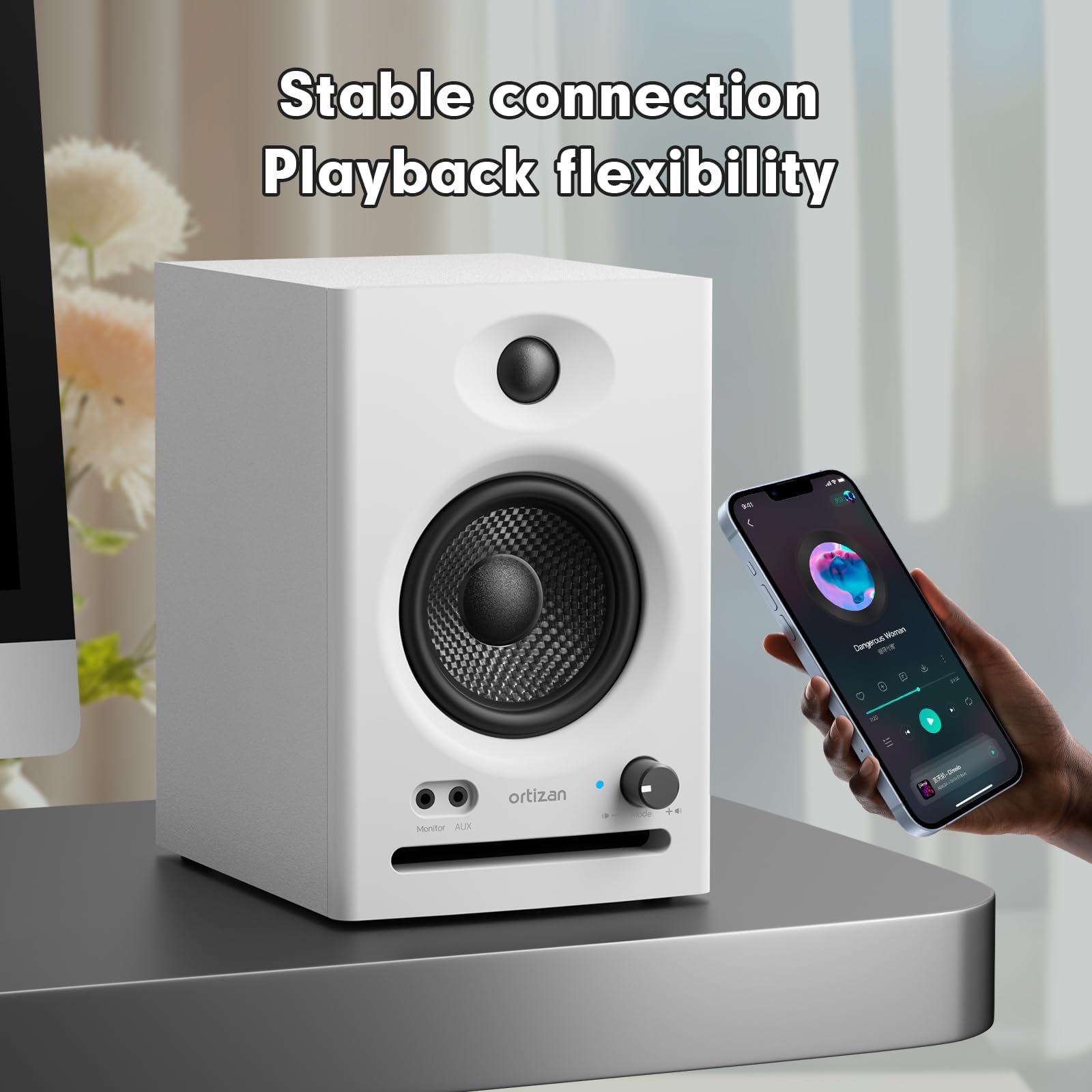 Ortizan Studio Monitors (White)
