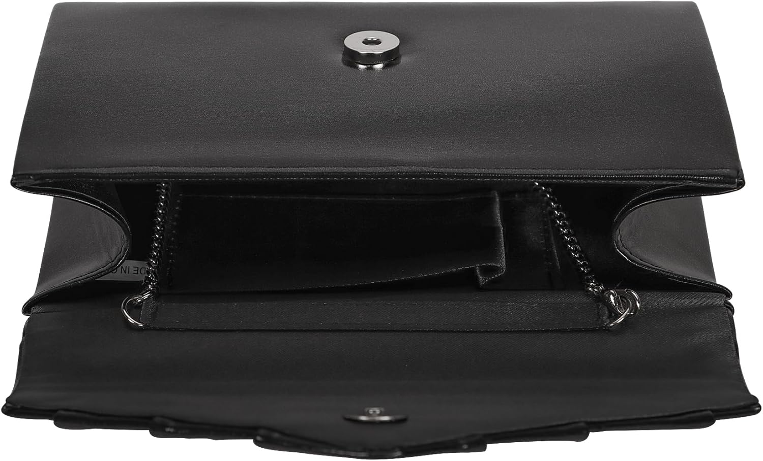 Venoline Women Evening Clutch Purse - Shimmering Metallic PU Leather Pleated Flap Envelope Handbag for Wedding Prom Party - Image 7