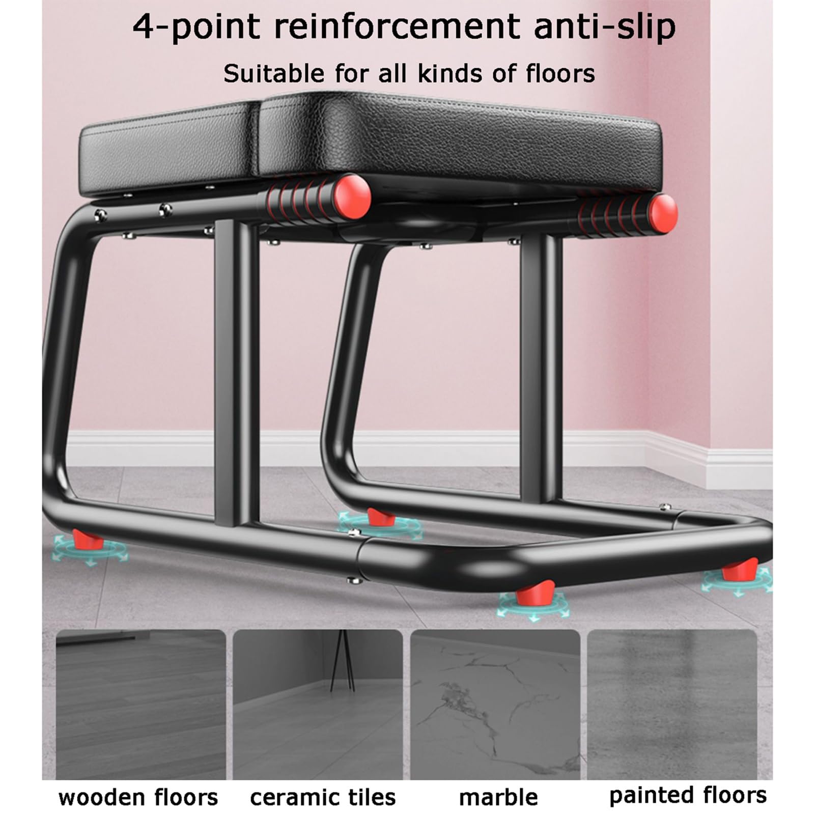 Sedia For Inversione For Yoga, Sgabello For Verticale Sulla Testa For Trainer For Piedi, Panca For Verticale For Yoga, Sgabello A Forma Di U Con Maniglie