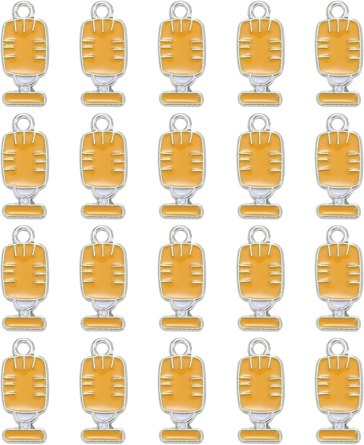 uxcell Enamel Music Charm, Musical Note Charm Metal Bulk Alloy Notes Symbols Pendants for Bracelet Earring Necklace