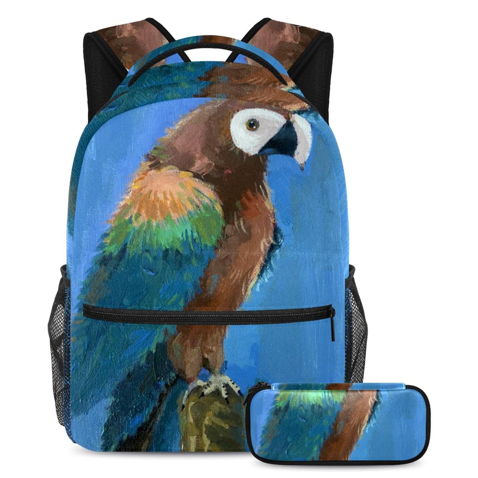 Sac d'école grande capacité trousse à crayons sac à dos multicolore - 7