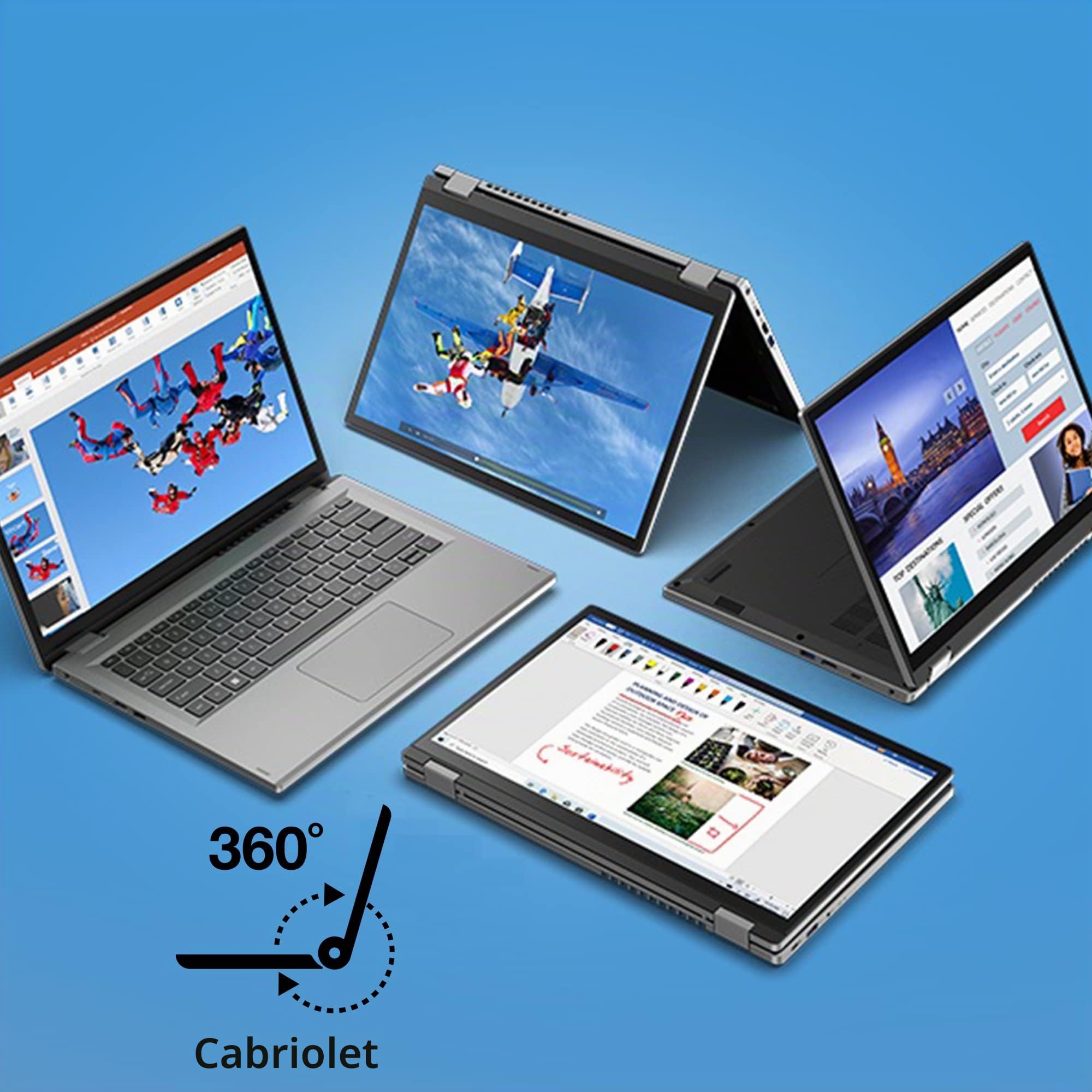 Acer Aspire 3 Spin 14 Ordinateur portable convertible | Écran tactile IPS 14" 1920 x 1200 | Intel Core i3-N305 | Intel UHD Graphics | 8 Go LPDDR5 | 128 Go SSD | Wi-Fi 6 | Windows 11 Home en mode S |