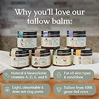 Vista 3 de Hearth and Homestead: Bálsamo de sebo batido hecho a mano (naranja vainilla) – Mantequilla corporal orgánica con aceite de oliva infundido