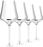 Gabriel-Glas StandArt Verres à vin en cristal, ensemble de 4 avec des boîtes cadeaux - Verre à vin universel Premium pour le vin rouge et blanc - Lave-vaisselle en toute sécurité, sans plomb, 16 oz.