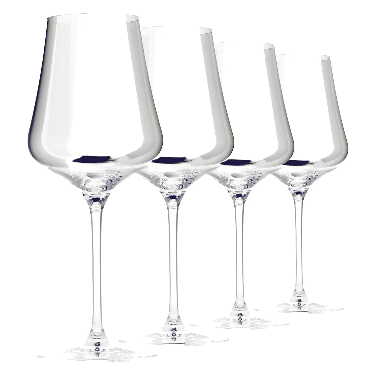 Gabriel-Glas StandArt Crystal Wine Glasses Set of 4 with Gift Boxes - Premium Universal Wine Glass for Red