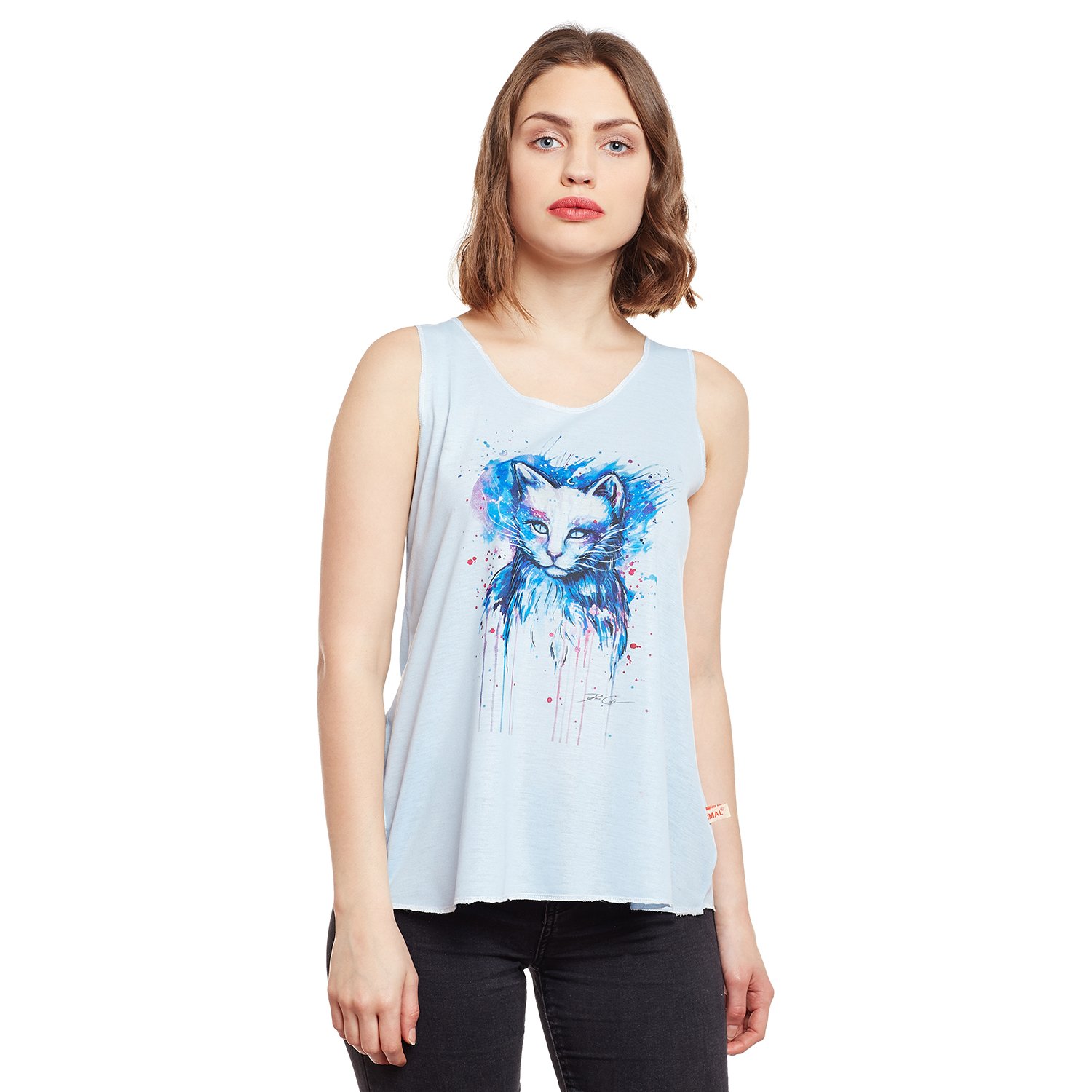 Men Cotton Tank Regular Fit Top-MACK635649