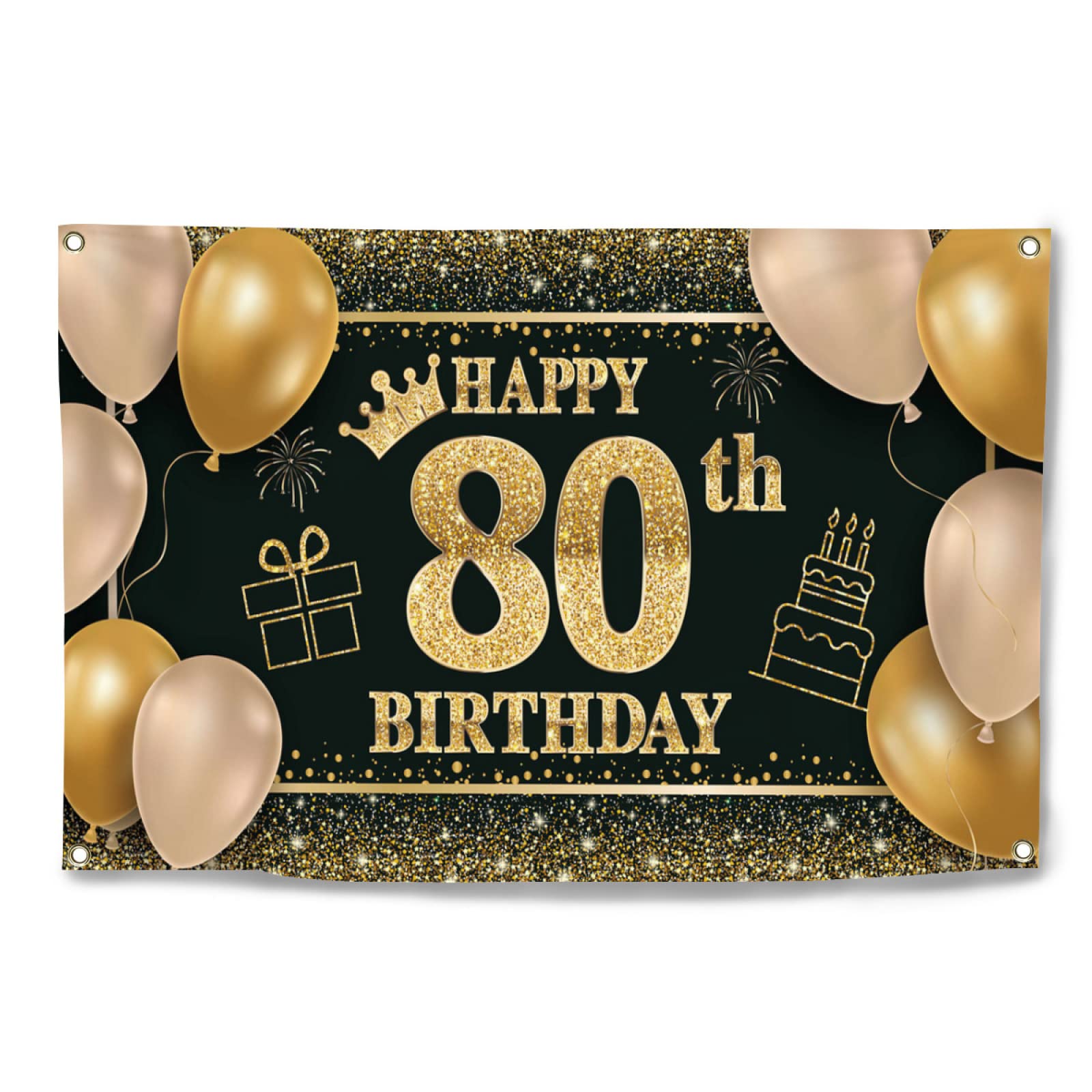 Bannière Du 80e Anniversaire Avec Ruban Rouge Sur Blanc Célébration Des 80 Ans Modèle Daffiche