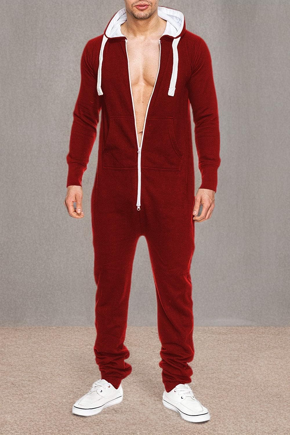 Adult Onesie Pajama for Men & Women | One Piece Hooded Jumpsuit, Ultra Soft Fleece | Loungewear, Sportwear - Image 7
