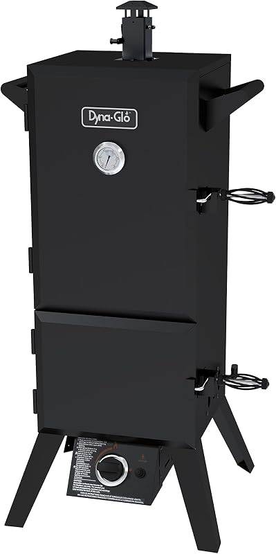 Dyna-Glo DGY784BDP 36" Vertical LP Gas Smoker, Black powder coat