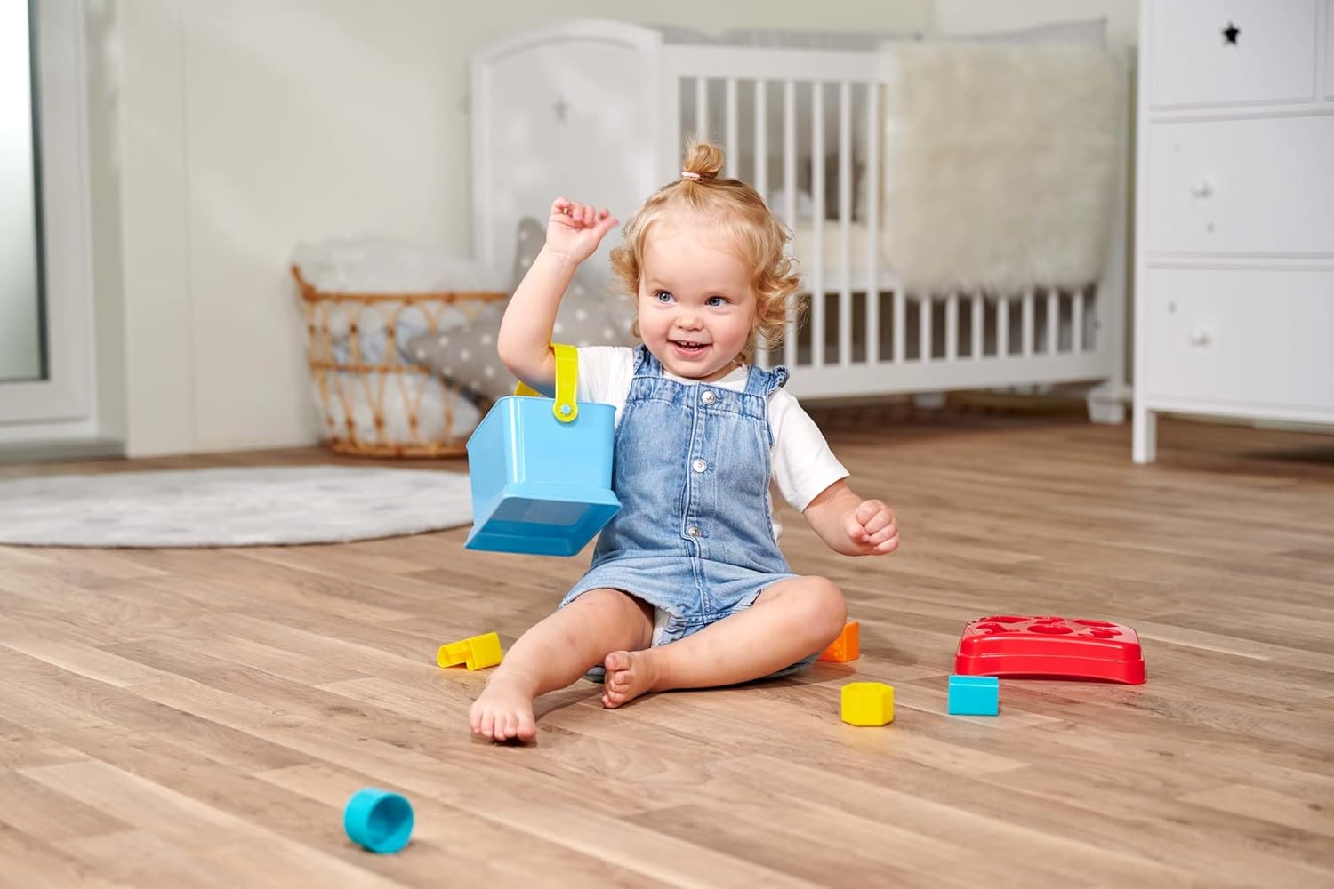 Simba ABC Baby-Pyramid Ring Set, Multicoloured, Small (104010191)