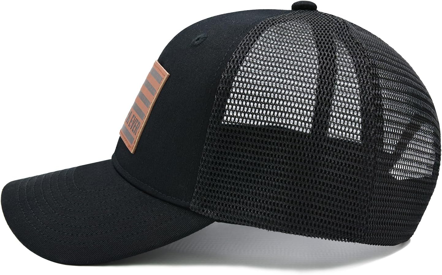 Grandpa Hat, Grandpa Gifts for Fathers Day Birthday, Adjustable Grandfather Trucker Hat for Men Black - Image 5