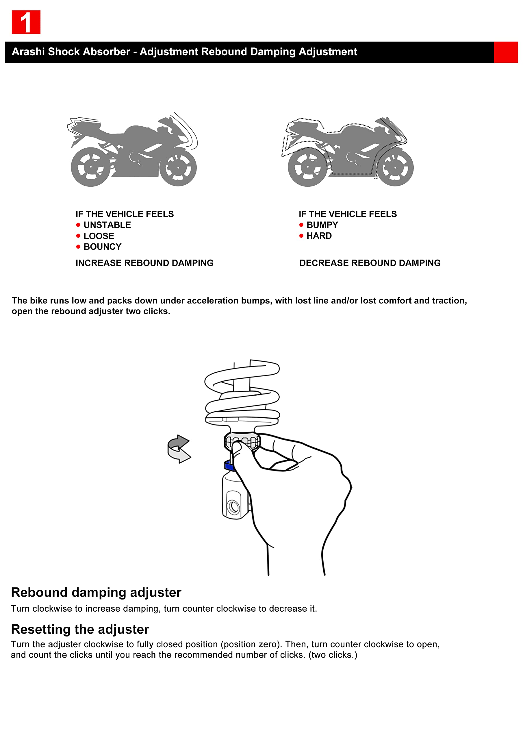 Amortisseur Arrière Universel 305 Mm Pour Honda NC700/NC750, CB500, CBR500, X-ADV, CB650R, CBR650R