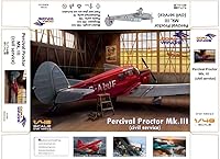 Vista 2 de DW48016 Percival Proctor MK.III Registro Civil 1/48 Escala Aeronave Kit Modelo Plástico