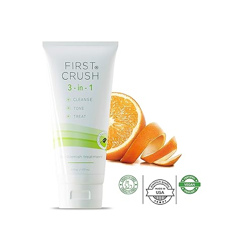 First Crush Lavado facial  3 en 1  Limpiador hidratante  Prevención de imperfecciones  Tratamiento de manchas _ Rosacea Calming _ Lavado facial