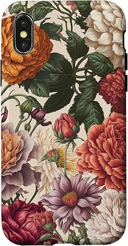 Miniatura 7 de Funda para iPhone SE (2020)  7  8 Lindas Flores Vintage Botánico Floral Ilustración Mujer