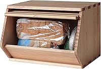 Vista 7 de Cofre de Almacenamiento Apilable de Madera Maciza, Gabinete de Entrada del Vestíbulo, Contenedores con Tapas, Caja Modular de Madera Multiusos