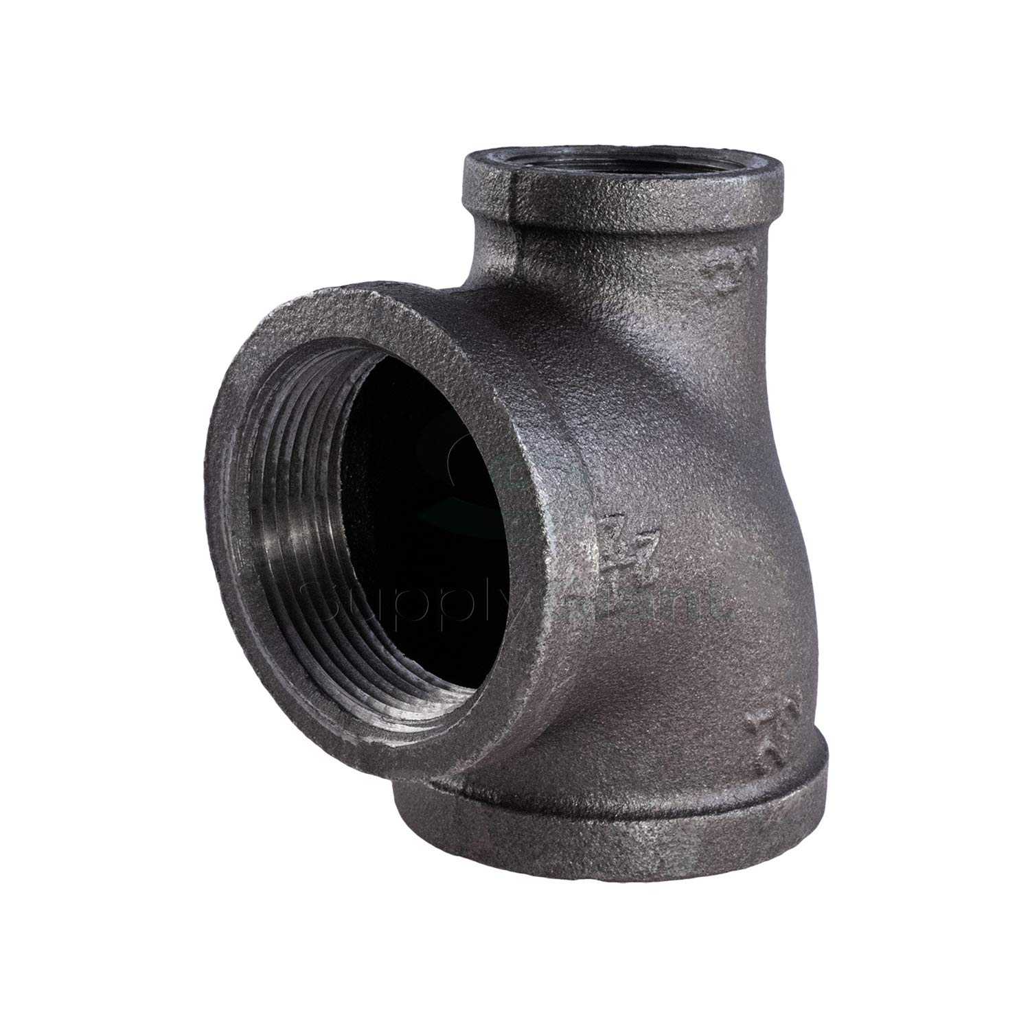 Amazon.com: Supply Giant CNSU4348 Black Malleable Reducing Tee