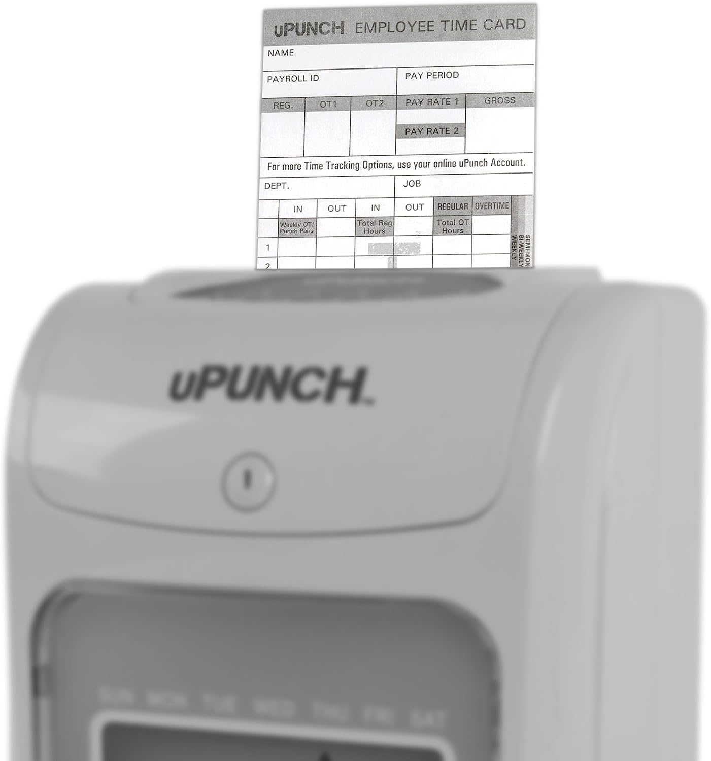 100 uPunch Time Cards for HN4000…